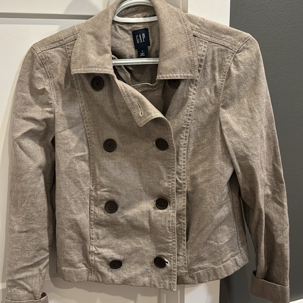 Gap. Women’s, Brown, Button Down, Half Length, Li… - image 3